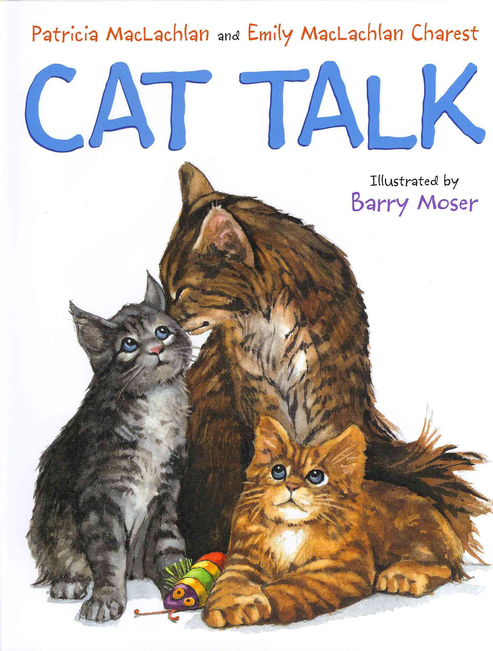 I talk to cats. Barry Moser. Cat talk.