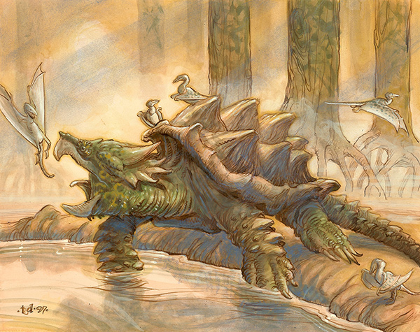 Horned Turtle Magic The Gathering R Michelson Galleries