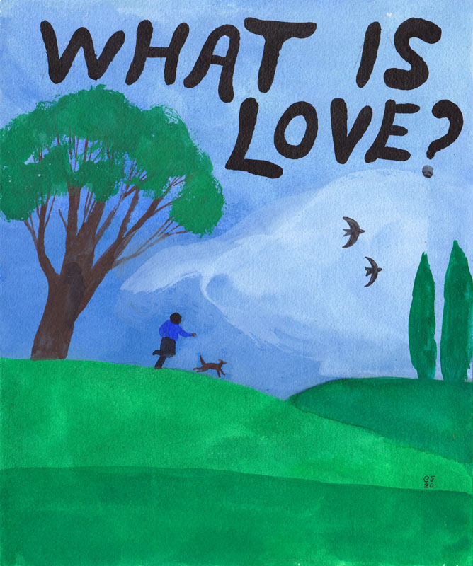 What is Love Cover Study I R. MICHELSON GALLERIES